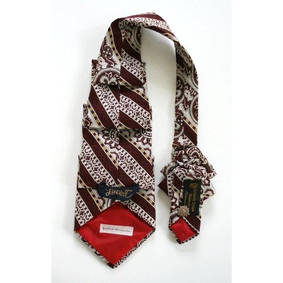 Ogsplosh Ascot Scarf Made From A Repurposed Vintage Necktie NEW - Picture 6 of 7